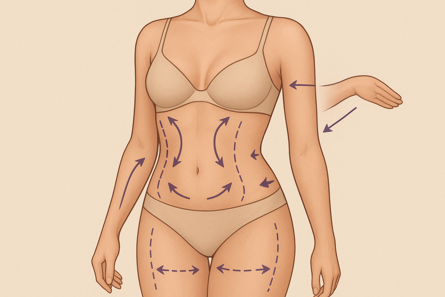 Liposuction Hangi Bölgelerde Uygulanır? Vücut Şekillendirmede Modern Yaklaşımlar